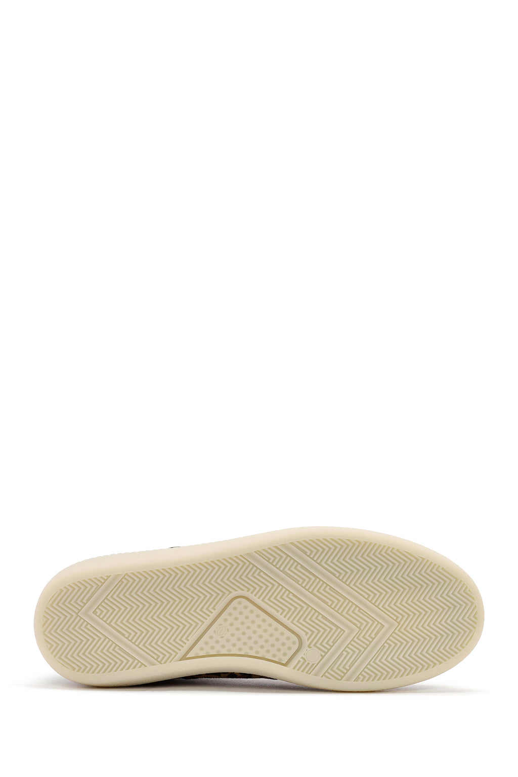 Kadın Taba Bağcıklı Desenli Süet Deri Sneaker