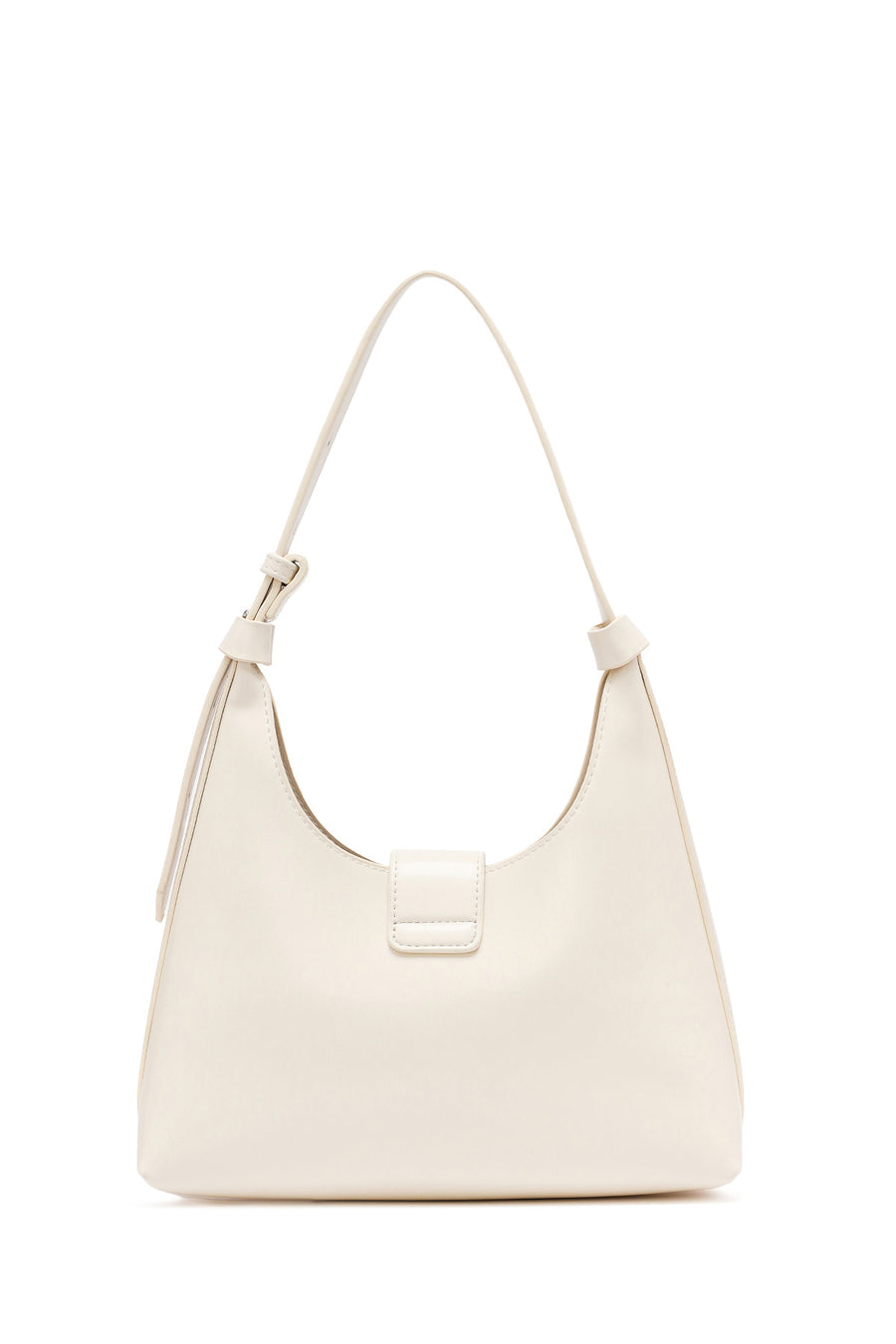 Women's Cream Classic Shoulder Bag