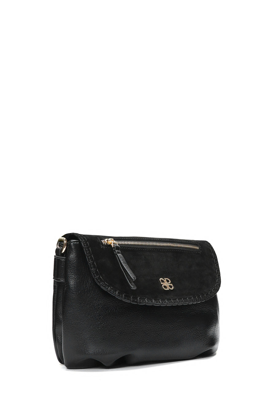 Women's Black Long Strap Crossbody Bag