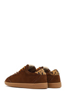 Derimod Studio Women's Brown Lace-up Suede Sneaker | Derimod