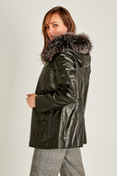 Dalia Women's Leather Jacket | Derimod