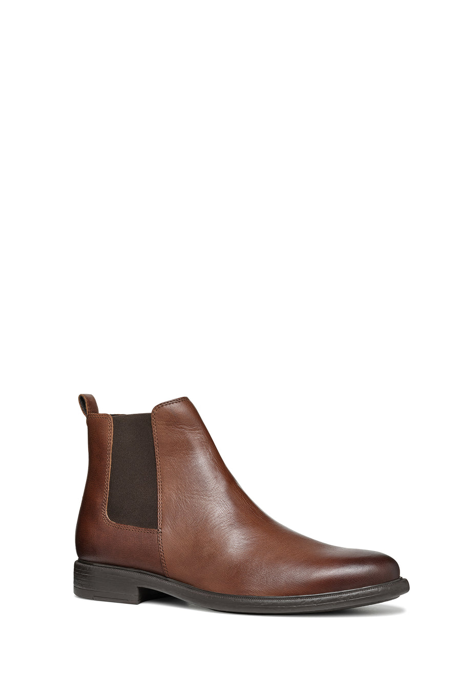 Geox Men's Brown Terence Leather Chelsea Boots