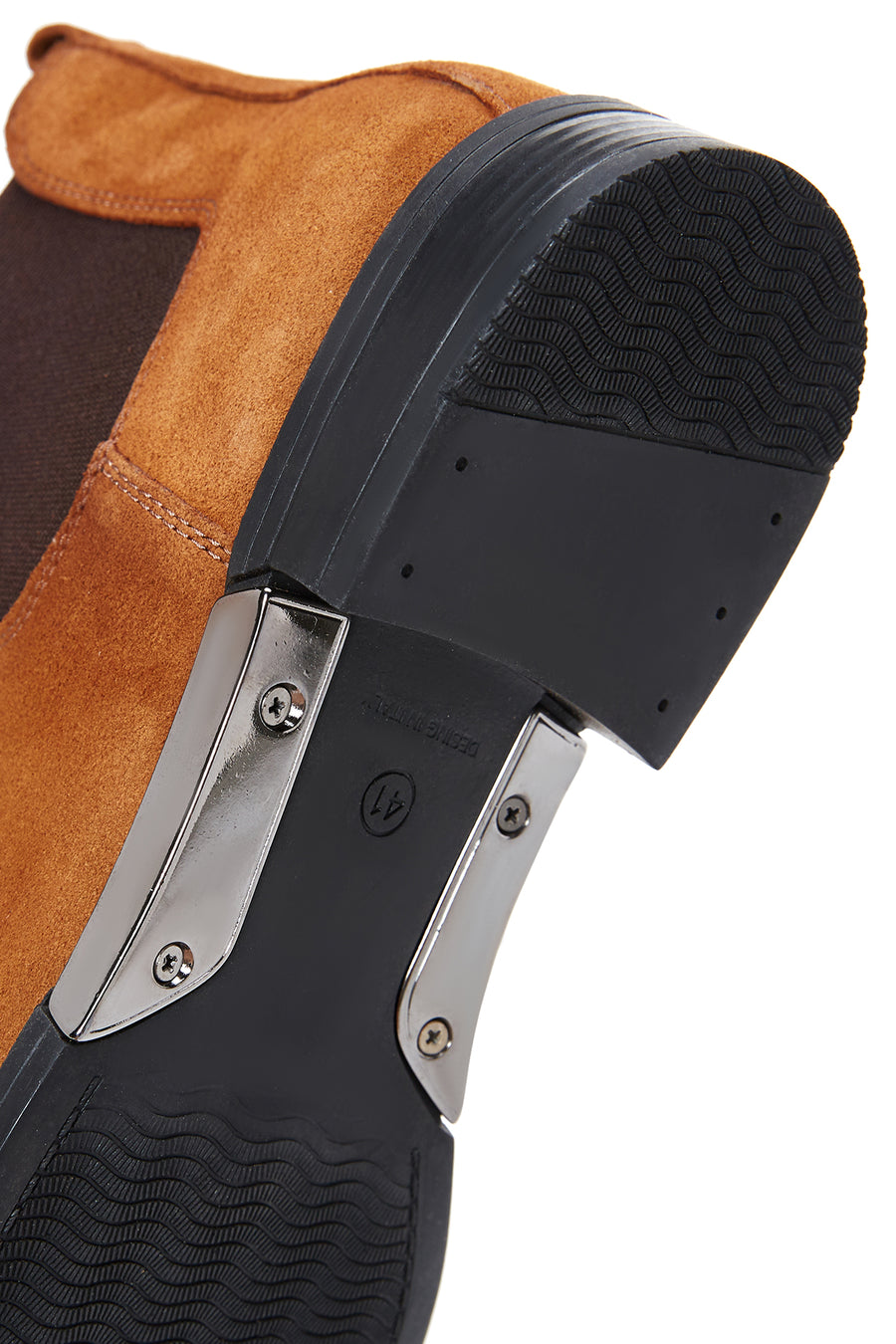 Men's Tan Suede Leather Chelsea Boots