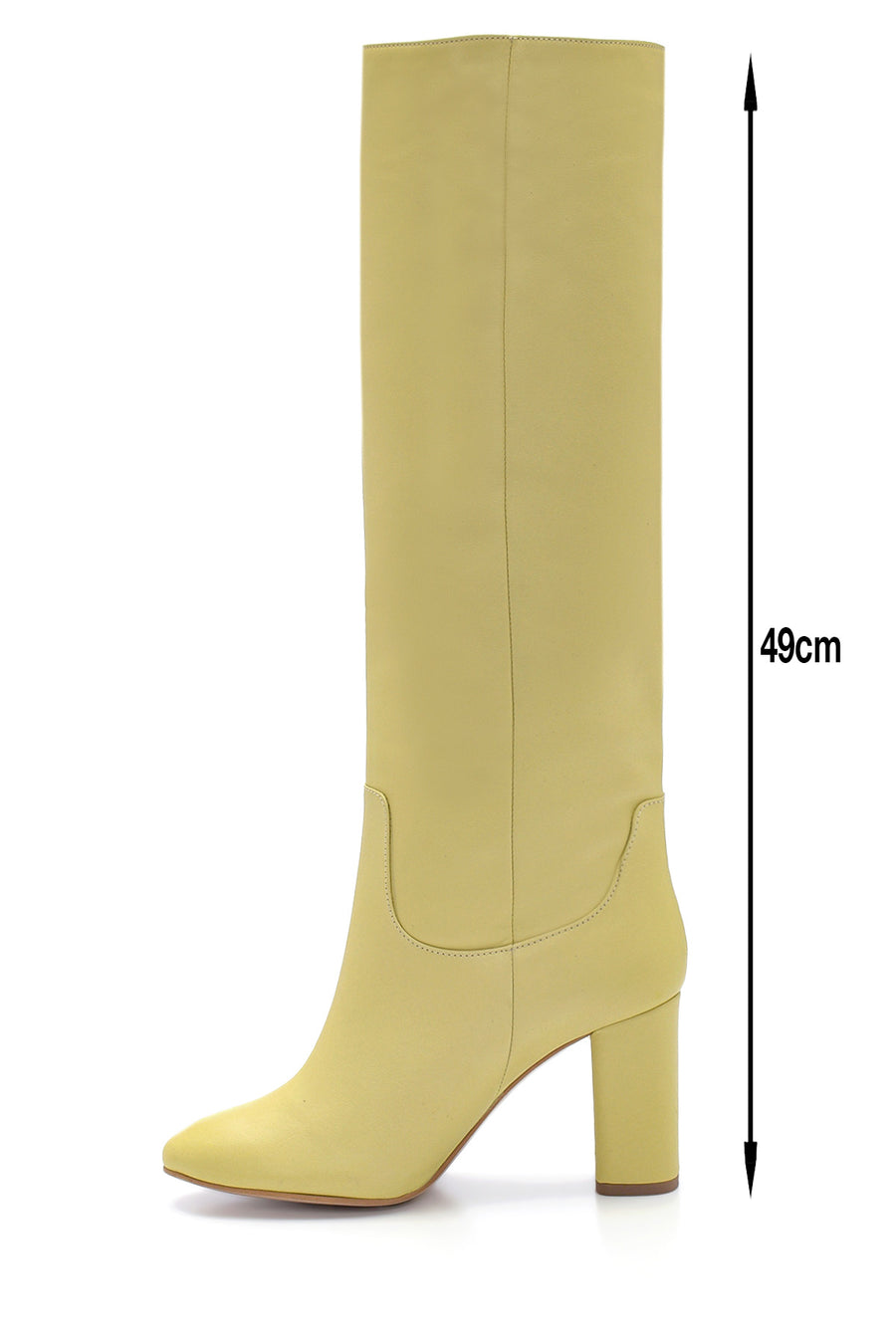Women's Leather Heeled Boots 21WFD142718 | Derimod