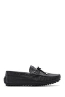 Men's Black Leather Casual Loafer | Derimod