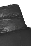 Geox Women's Black Diamant Long Coat | Derimod