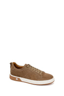 Male Beige Lace-up Suede Leather Sneaker | Derimod
