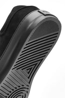Erkek Siyah Bağcıklı Süet Deri Sneaker | Derimod