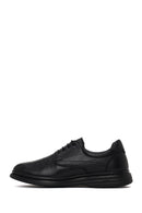 Male Black Lace-up Leather Casual Shoes | Derimod