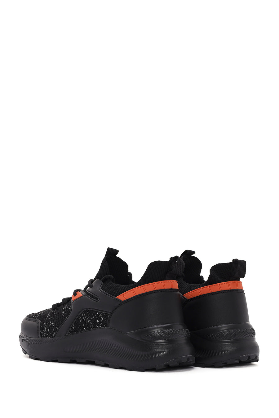 Derimod Zero Erkek Siyah Bağcıklı Kumaş Sneaker