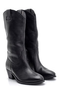 Women's Heeled Leather Boots | Derimod