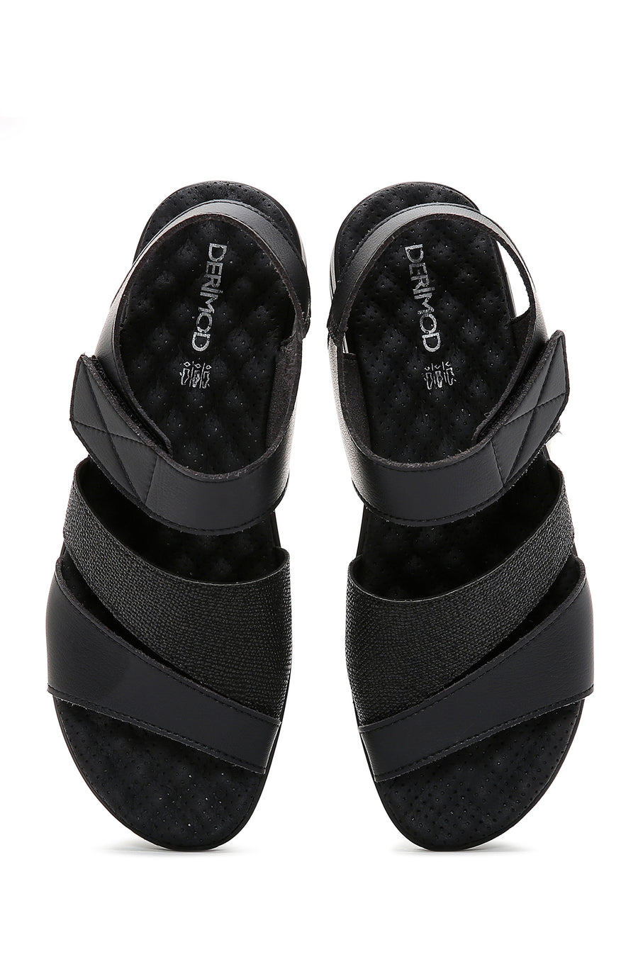 Kadın Siyah Comfort Sandalet