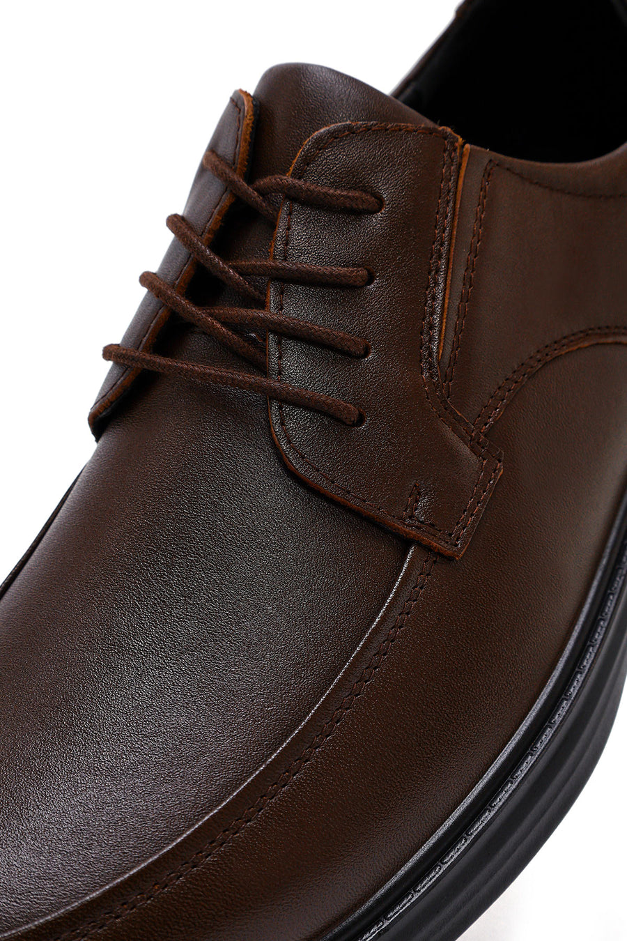 Men's Brown Lace Up Leather Casual Shoes