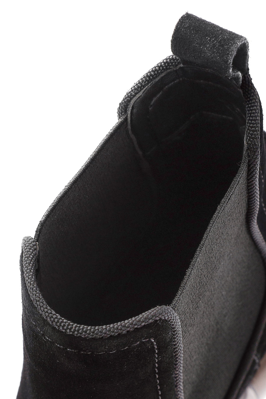 Men's Black Suede Leather Chelsea Boots