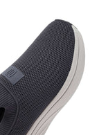 Derimod Zero Men's Gray Thick Soled Fabric Sneaker | Derimod