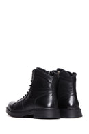 Men's Black Leather Classic Boots | Derimod