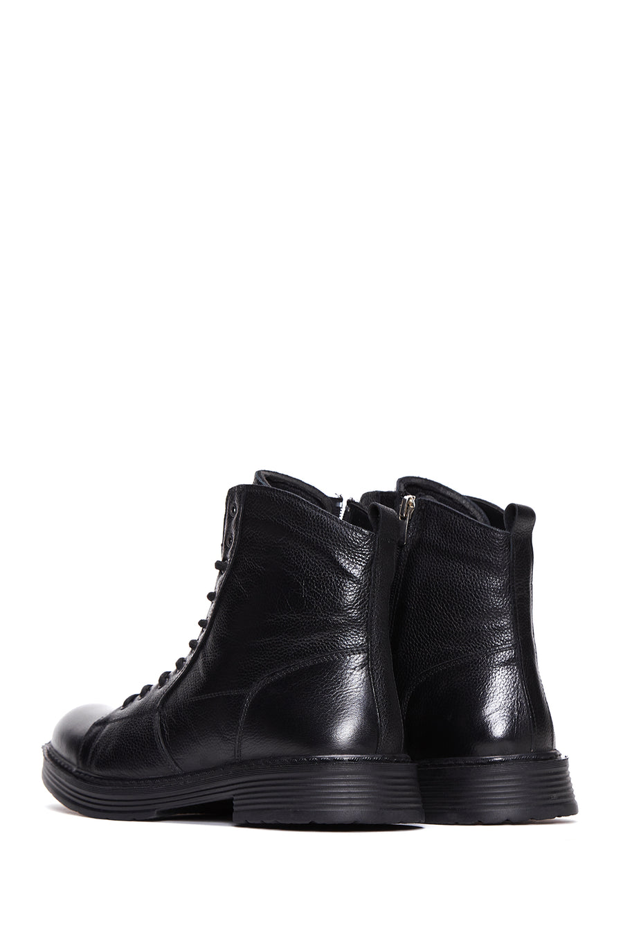 Men's Black Leather Classic Boots
