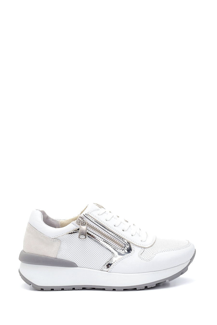 Kadın Deri Fermuarlı Sneaker 22SFD371414 | Derimod