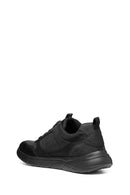 Geox Men Black Nebula Lace-Up Fabric Sneaker | Derimod