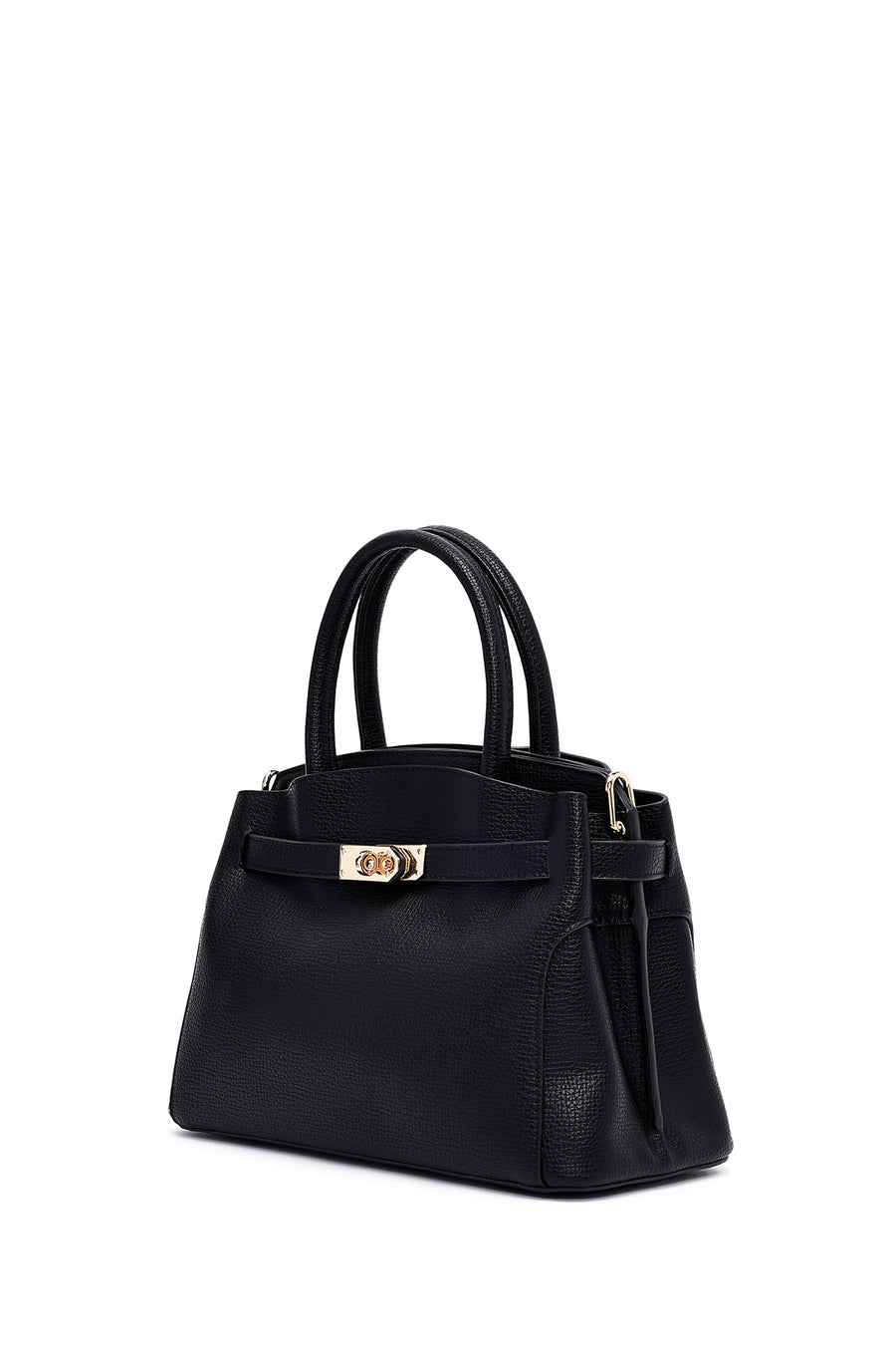 Women's Black Long Strap Mini Handbag
