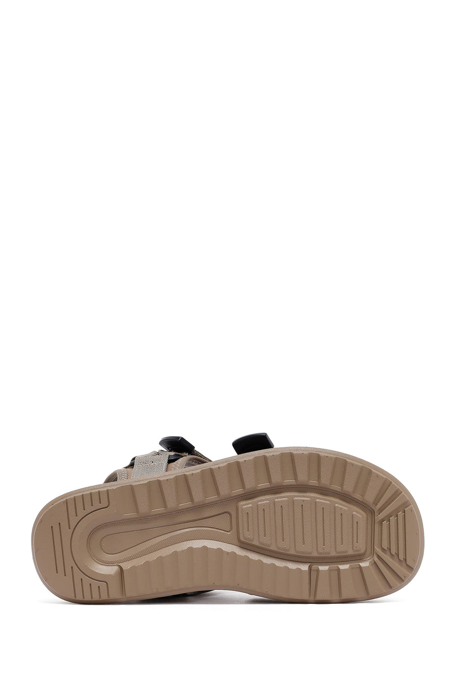 Men's Beige Fabric Sandals