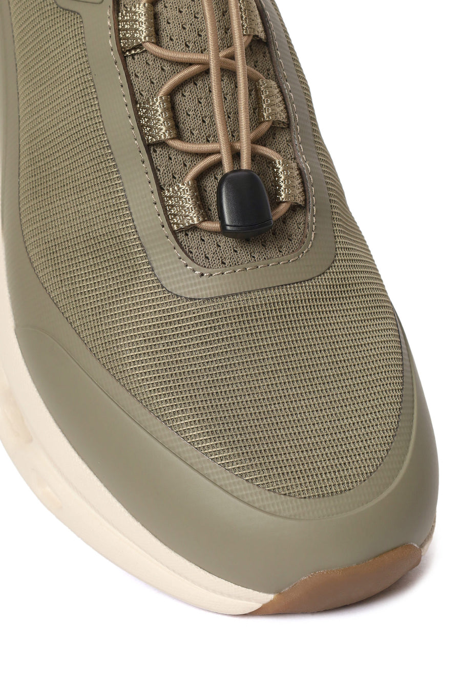 Derimod Zero Erkek Haki Kalın Tabanlı Bağcıklı Kumaş Sneaker