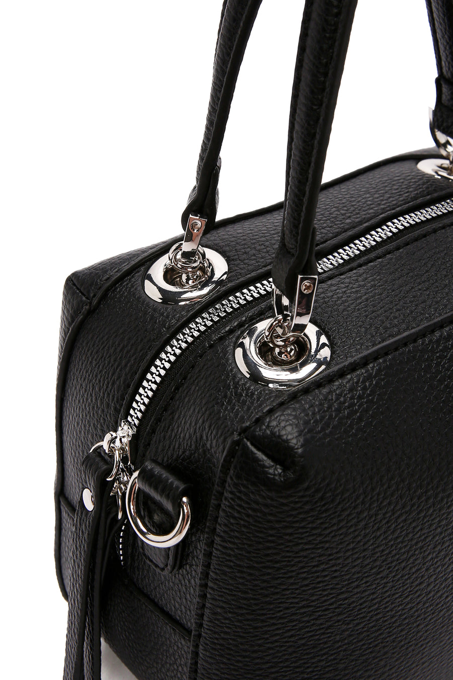 Women's Black Long Strap Crossbody Bag