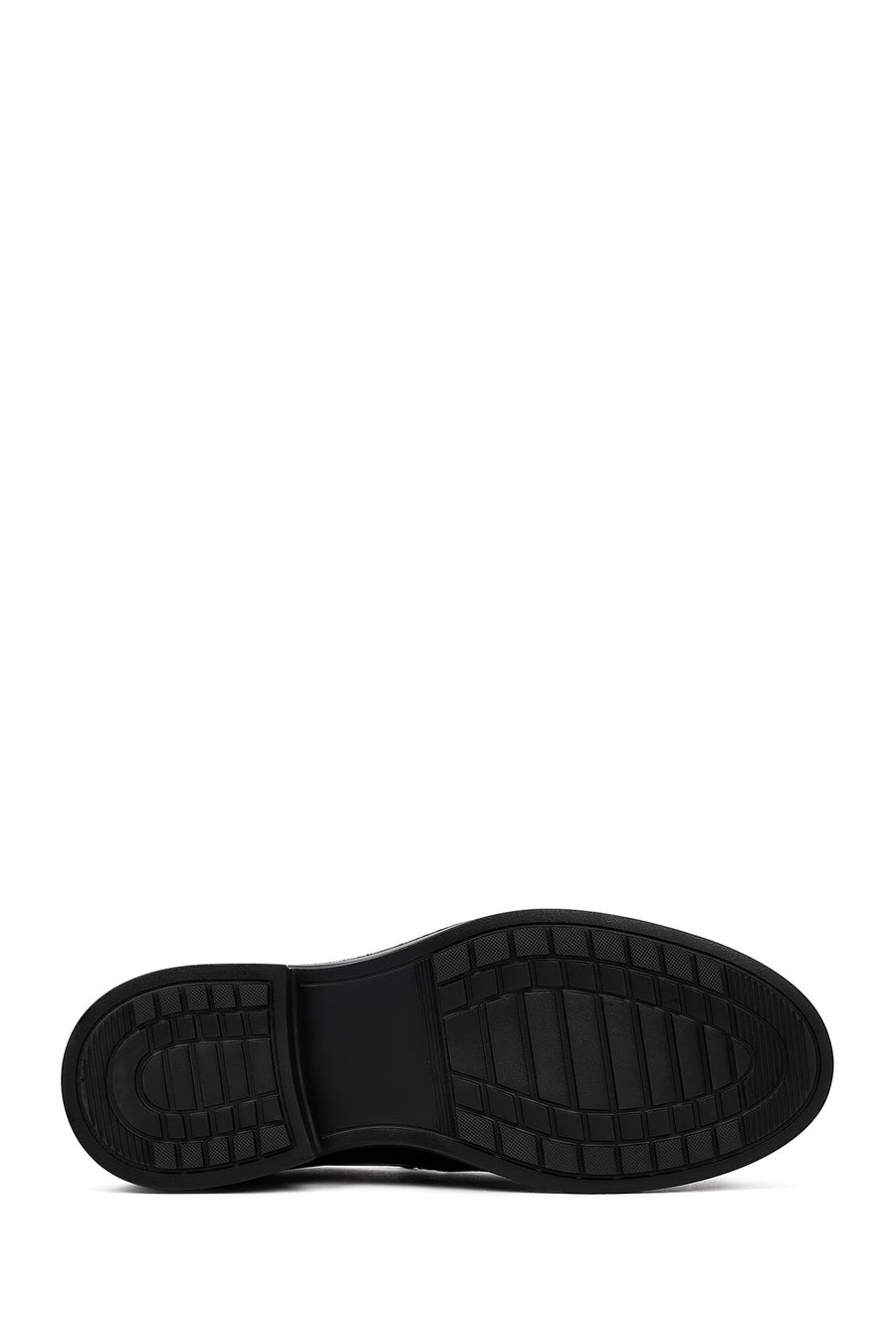 Male Black Leather Casual Loafers