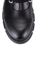 Lace-Up Women's Leather Boots | Derimod