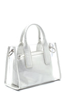 Kadın Şeffaf Kroko Desenli Kol Çantası | Derimod