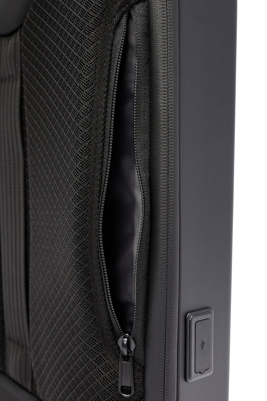 D-Pack Unisex Black Technological Backpack