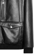 Bryan Men's Black Leather Jacket | Derimod