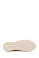 Woman Cream Leather Comfort Shoes | Derimod