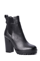 Women's Heeled Leather Boots | Derimod