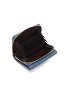 Women's Blue Printed Wallet | Derimod