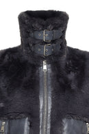 Kitzbuhel Women's Gray Teddy Coat | Derimod