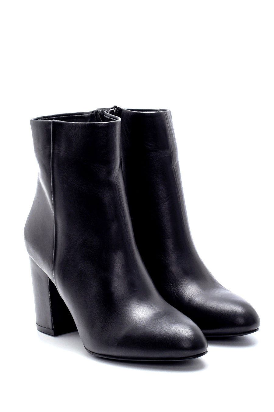 Women's Leather Heeled Boots