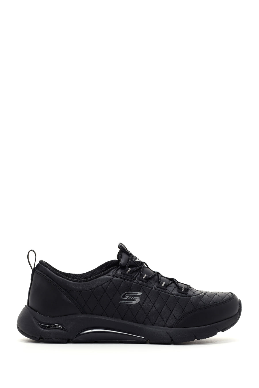 Women's Black Skechers Skech-Air Arch Fit Sneaker 104253 BBK | Derimod