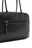 Women's Black Long Strap Patterned Shoulder Bag | Derimod