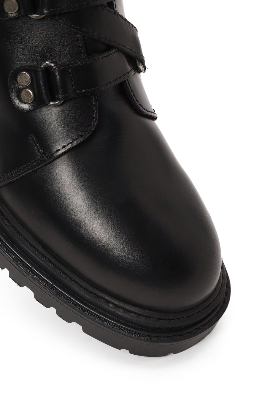 Harley Davidson Woman Black Camiel Zip Closure Leather Boots