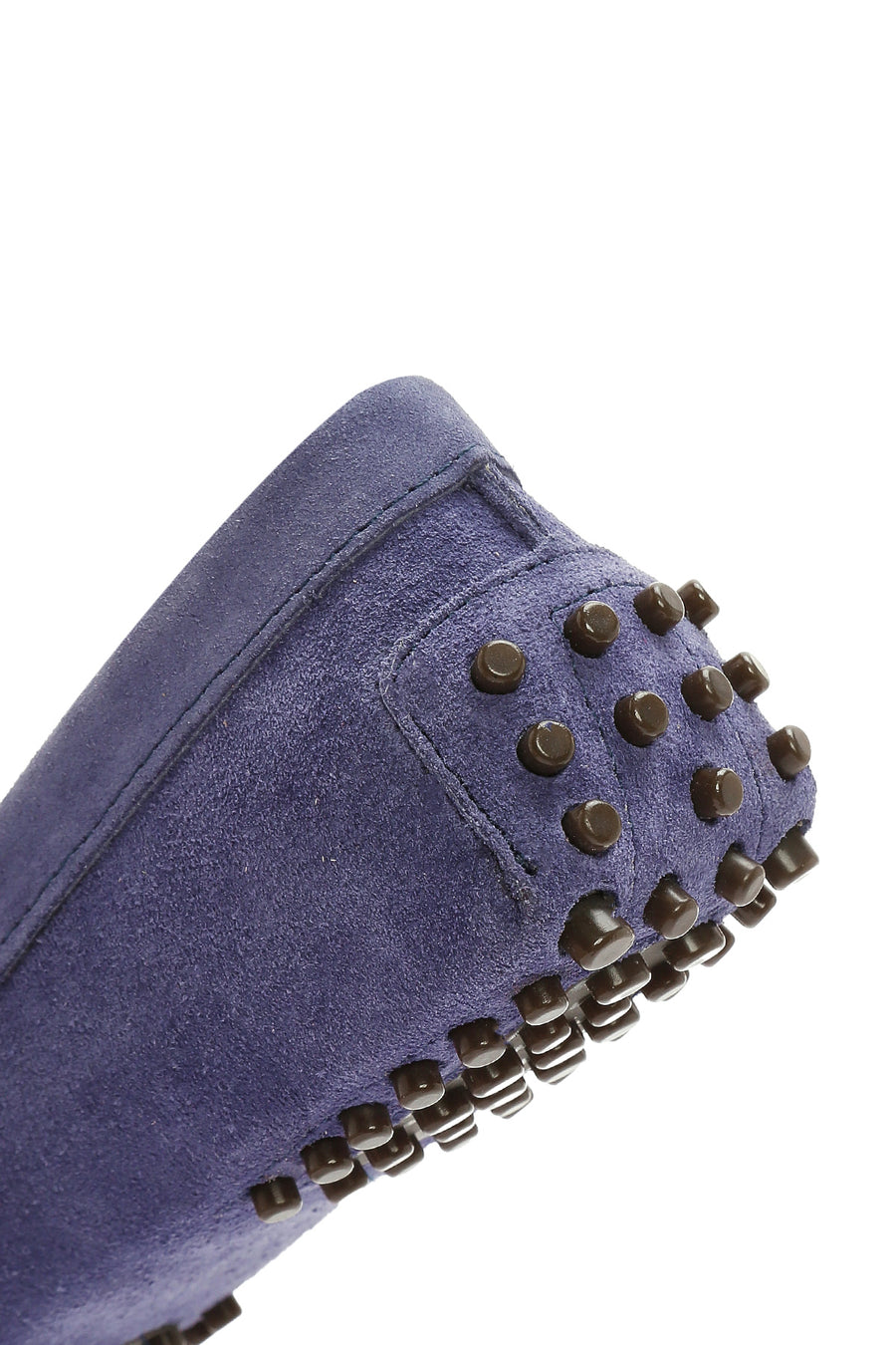 Women's Navy Blue Suede Leather Loafer