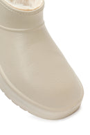 Women's Cream Furry Teddy Boots | Derimod