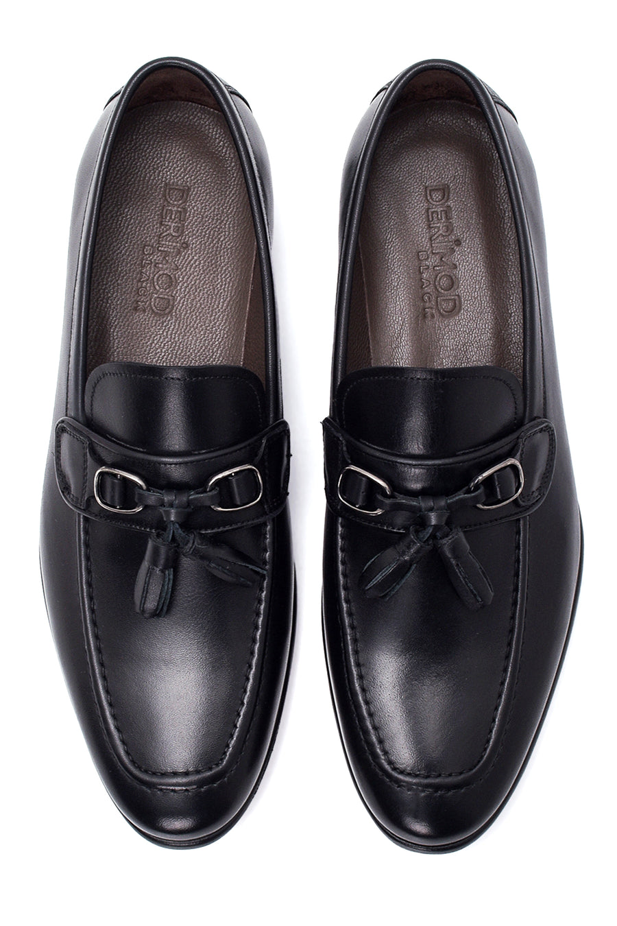 Men's Black Leather Classic Loafer