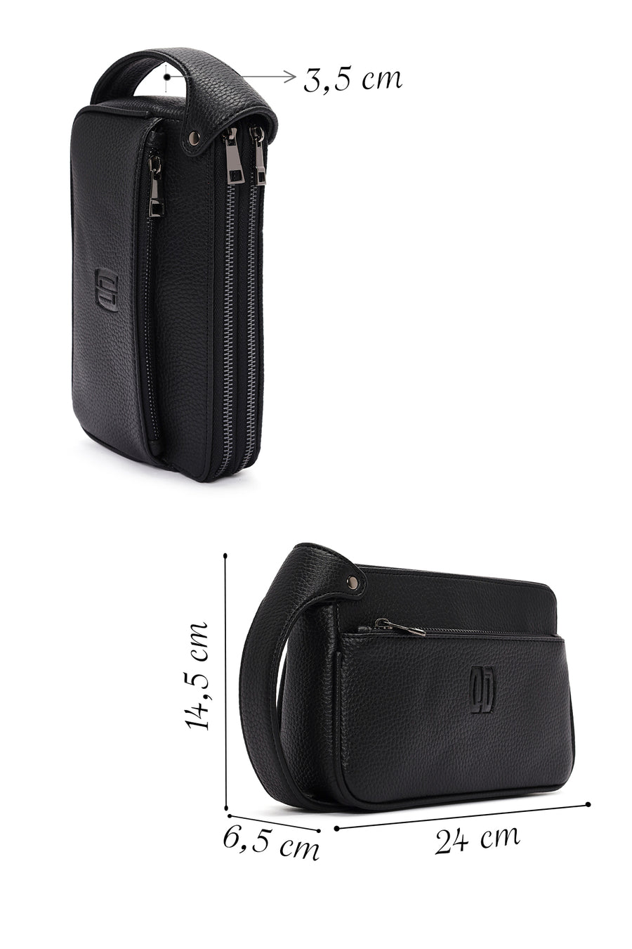 Men's Black Handbag