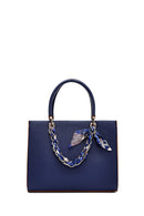 Women's Navy Blue Long Strap Accessory Handbag | Derimod