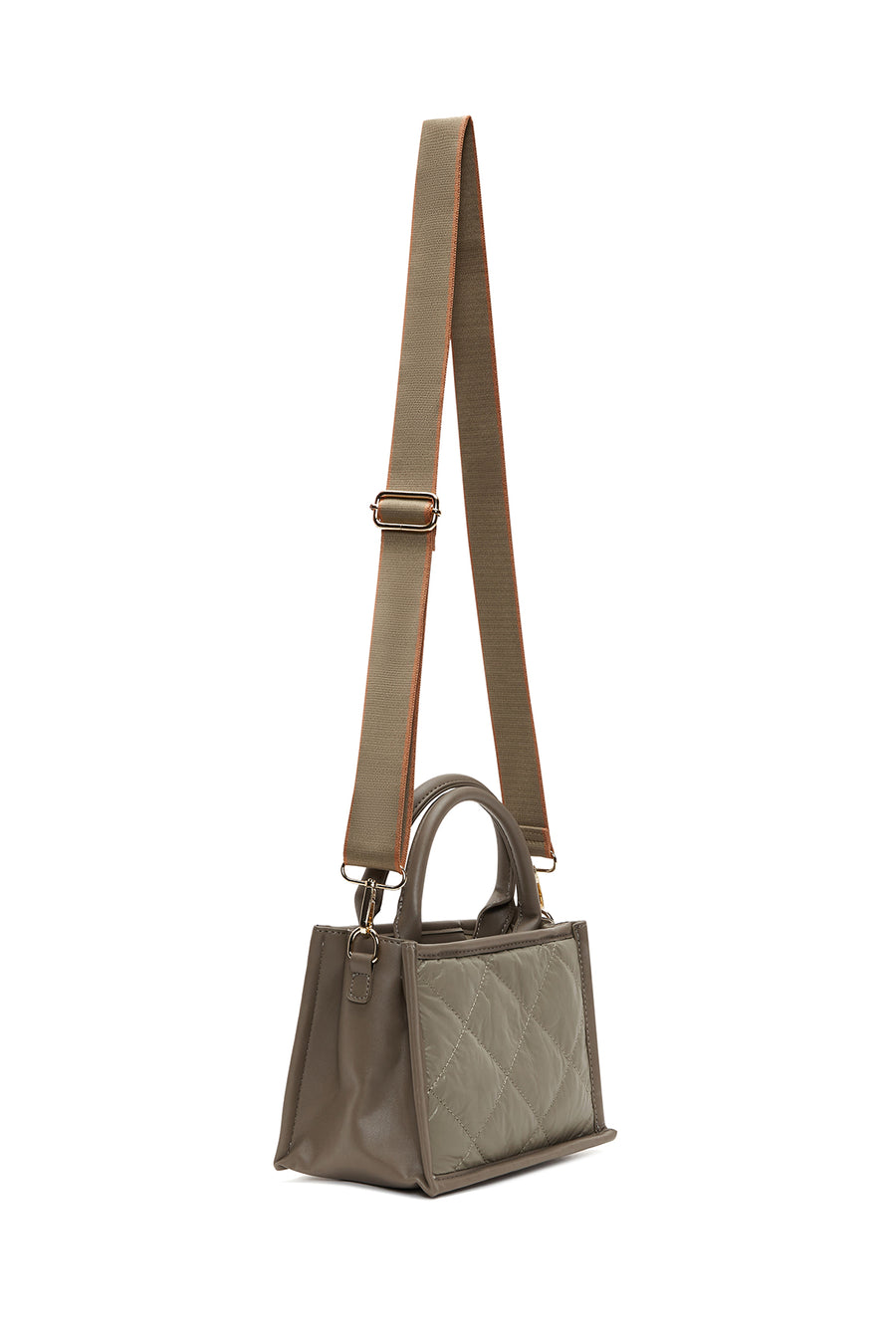 Women's Green Quilted Handbag