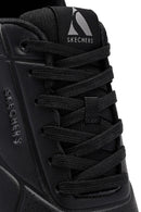 Skechers Men's Black Uno Court Lace-Up Chunky Sole Sneakers | Derimod