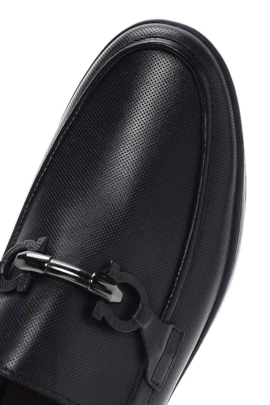 Erkek Lacivert Deri Casual Loafer