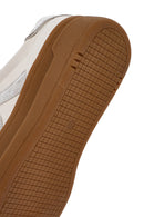 Women's White Lace-Up Thick Soled Sneaker | Derimod