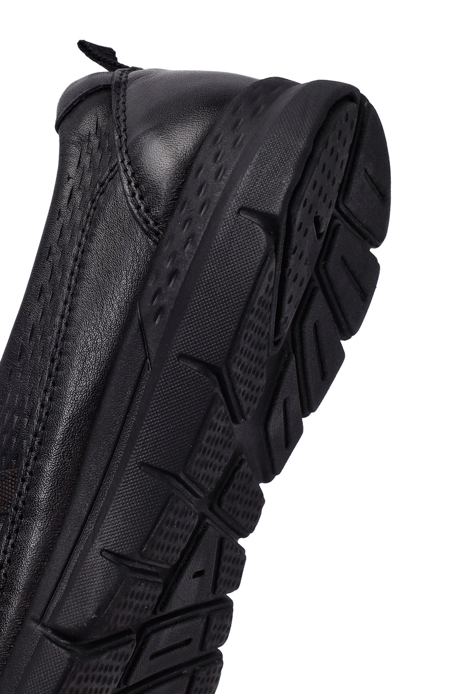 Kadın Siyah Deri Comfort Loafer